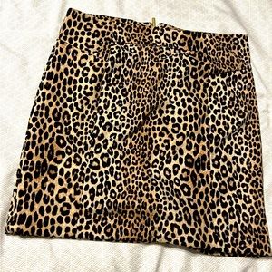 Michael Kors leopard print skirt